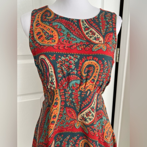 Free People Sleeveless Print Dress - size 4 - Picture 3 of 7